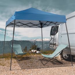6X6ft Sky Blue Diagonal Band With One Side Of Surrounding Cloth Folding Shed
