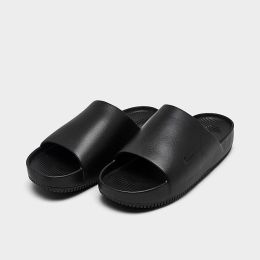 Black Nike Slides