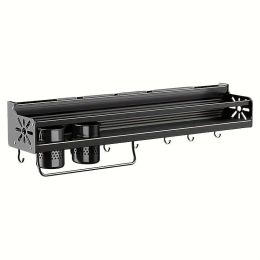 Wall Mounted Cutlery Rack And Camping Kitchen Rack With Spice Rack