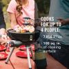 4-in-1 Portable Propane Gas Camping Stove, 1 Burner