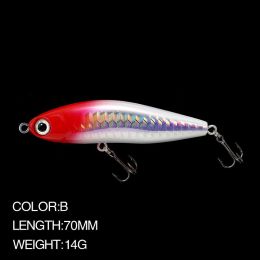 Luya Biomimetic Fake Bait Submerged Pencil 70mm 14g (Option: A)