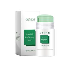 OUHOE Green Tea Facial Cleanser Solid Mask Improves Dullness, Moisturizes, Gently Cleans And Brightened Skin Mask (Option: 40g-65g-3.03*1.49*1.49inch)
