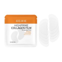 EELHOE High Prime Collagen Film For Nasolabial Folds, Lighten Fine Lines By Moisturizing Lines And Firming Skin (Option: 10pieces-6g-3.54*3.54inch)