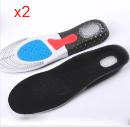 Thickened Sports Breathable Shock Absorption Insole (Option: M 2pairs)