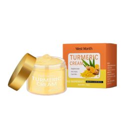 West&Month Turmeric Moisturizing Face Cream, Brightening, Hydrating, Nourishing And Moisturizing Skin Daily Gentle Care (Option: 50g-141.1g-2.44*2.44*1.92inch)