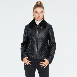 Women's Quilted Street Shot Casual Jacket (Option: Black-S)