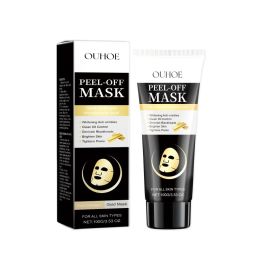 OUHOE Gold Facial Cleansing Mask, Moisturizing Daily Skin Care Moisturizing Facial Tear Hydrating Mask (Option: 100g-123.3g-6.5*1.57*.57inch)