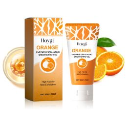 Hoygi Orange Enzymes Exfoliating Brightening Gel, Gently exfoliate blackheads, shrink pores, lighten and smooth delicate skin (Option: 50g-82g-1.57*1.57*5.31inch)