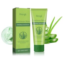 Hoygi Exfoliating Facial Scrub, Deep Cleaning Removes Impurities From Fine Lines Firming Delicate Refreshing Smooth Cream (Option: 100g-125g-6.49*1.57*1.57inch)