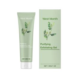 West&Month Purifying Exfoliating Gel, Improves Dull Dryness Deeply Cleans Pores Brightening Skin Firming (Option: 30g-56.6g-1.42*1.42*4.74inch)