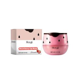 Hoygi Strawberry Lip Mask, Lighten Lip Lines And Gently Moisturize Lips, Remove Dead Skin And Moisturize Lips (Option: 5.5g-39g-1.74*1.74*1.5inch)