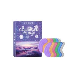 Ouhoe Collagen Eye Mask, Lightening Dark Circles And Fine Lines, Moisturizing And Firming Eye Mask (Option: 12pieces-68.2g-3.15*0.79*4.14inch)