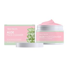 West&Month Aloe Soothing Cleanser Gently Cleans Pores, Exfoliates And Smoothes Skin (Option: 100g-133.4g-2.83*1.73inch)